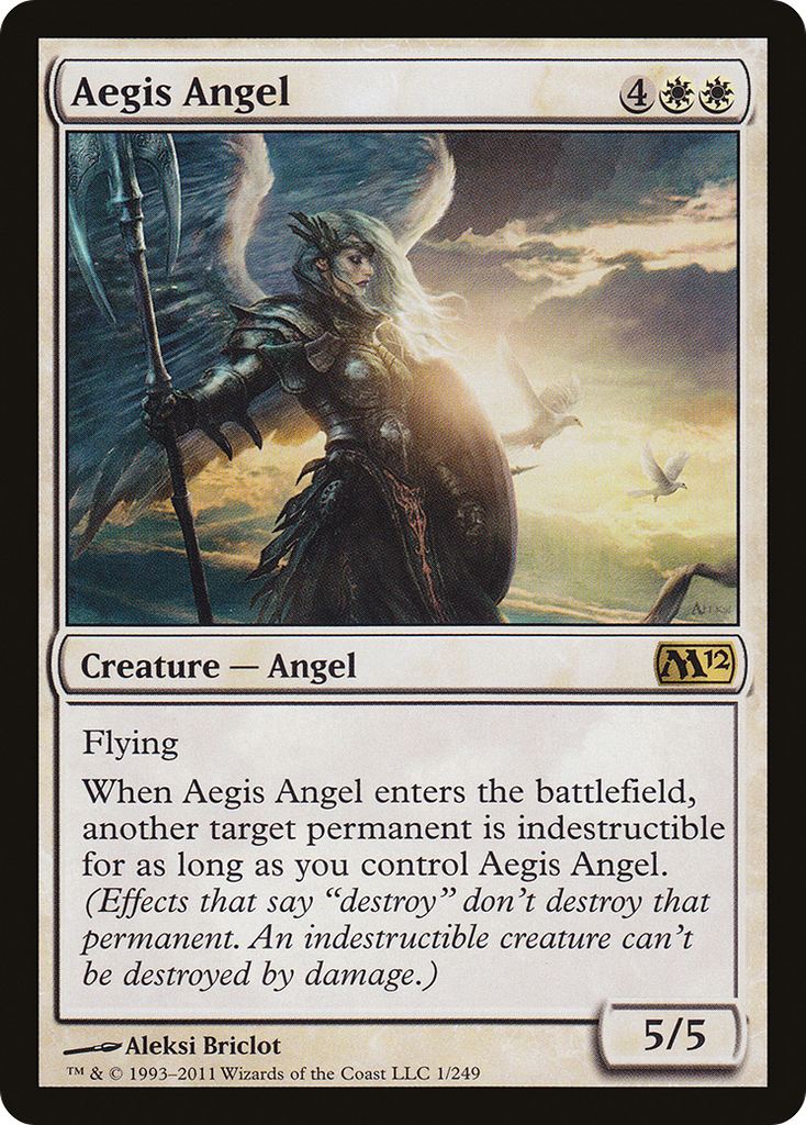 Magic: The Gathering - Aegis Angel - Magic 2012