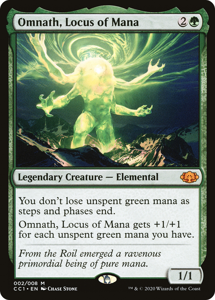 Magic: The Gathering - Omnath, Locus of Mana - Commander Collection: Green
