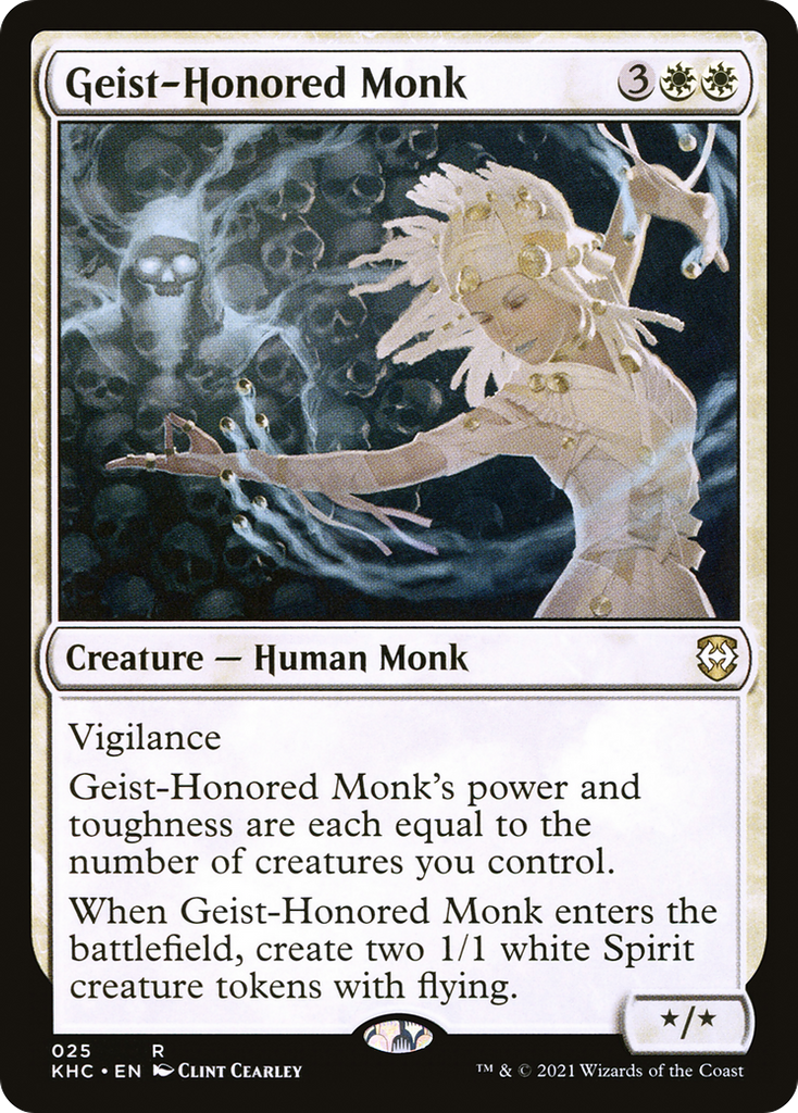 Magic: The Gathering - Geist-Honored Monk - Kaldheim Commander