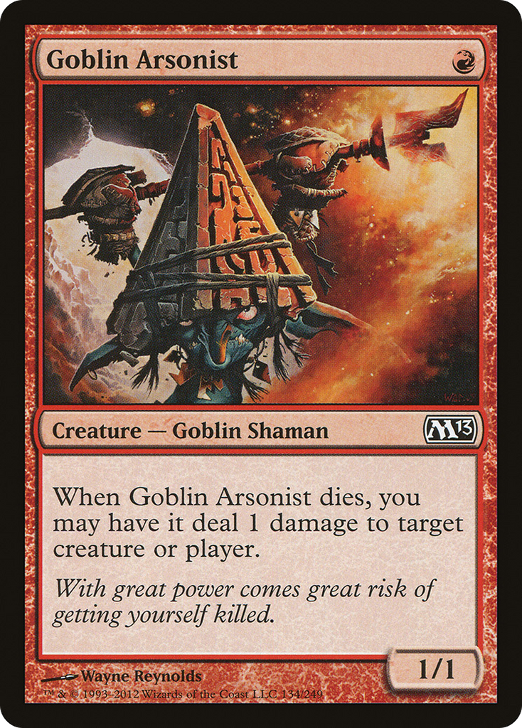 Magic: The Gathering - Goblin Arsonist - Magic 2013