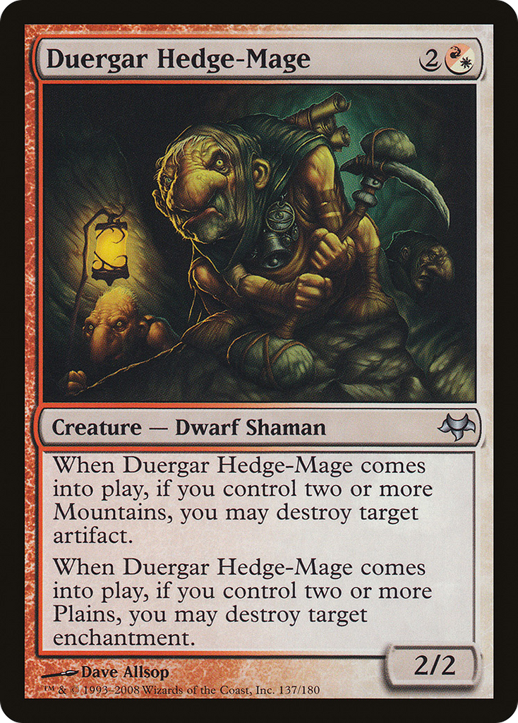 Magic: The Gathering - Duergar Hedge-Mage - Eventide