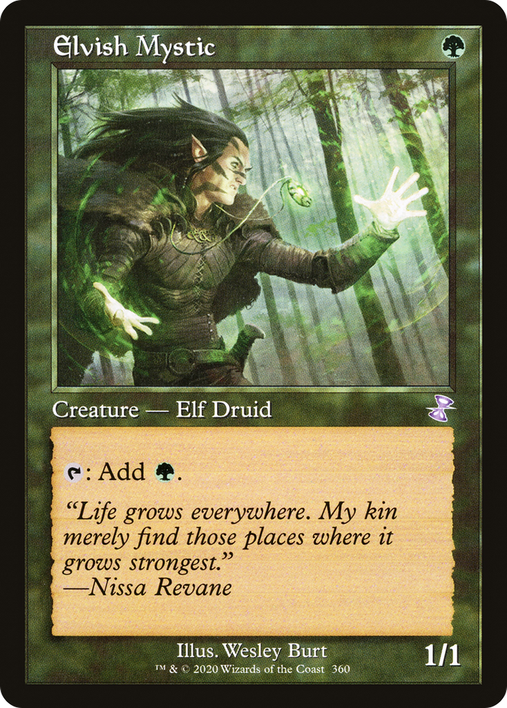 Magic: The Gathering - Elvish Mystic - Time Spiral Remastered