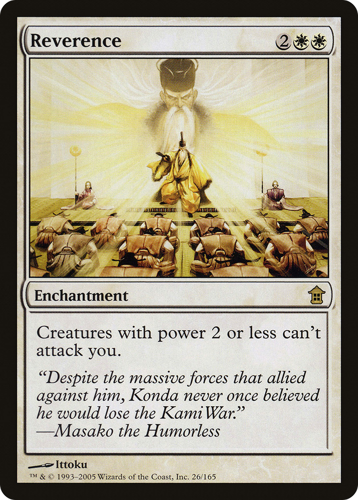 Magic: The Gathering - Reverence - Saviors of Kamigawa