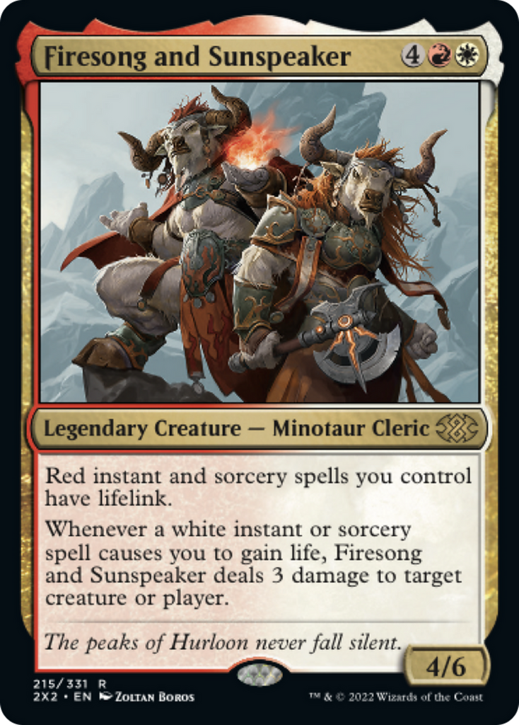 Magic: The Gathering - Firesong and Sunspeaker - Double Masters 2022