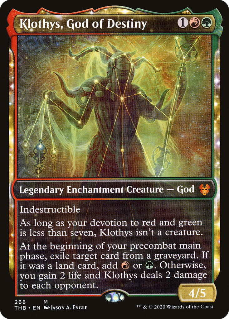 Magic: The Gathering - Klothys, God of Destiny Foil - Theros Beyond Death