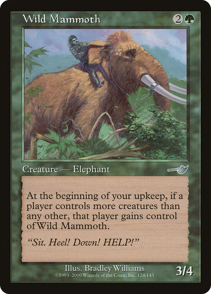 Magic: The Gathering - Wild Mammoth - Nemesis