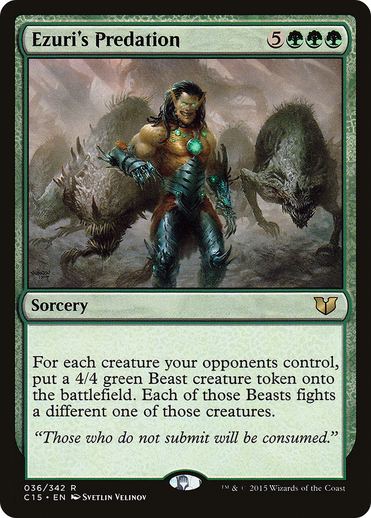 Magic: The Gathering - Ezuri's Predation - Commander 2015