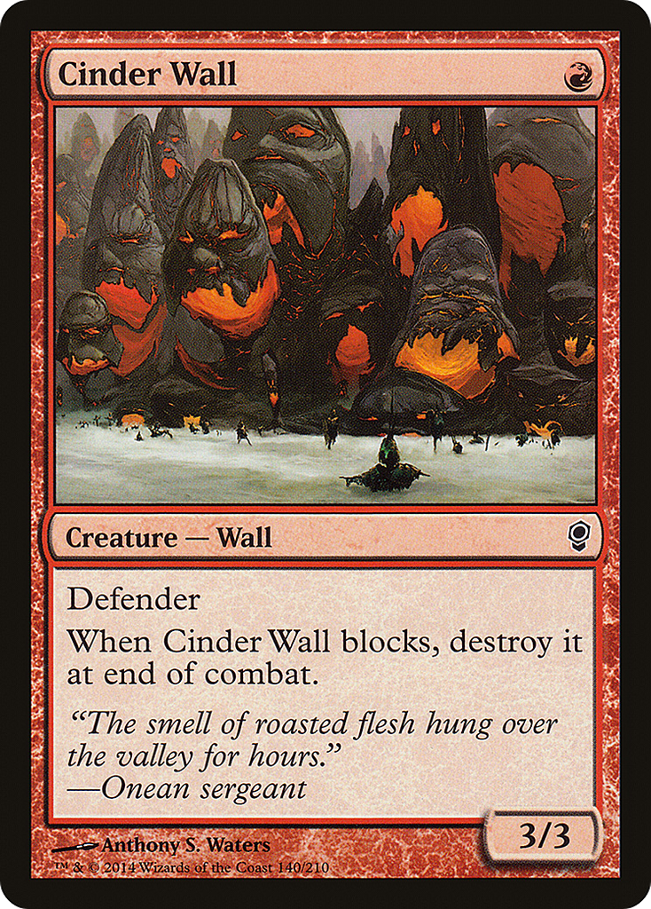 Magic: The Gathering - Cinder Wall - Conspiracy