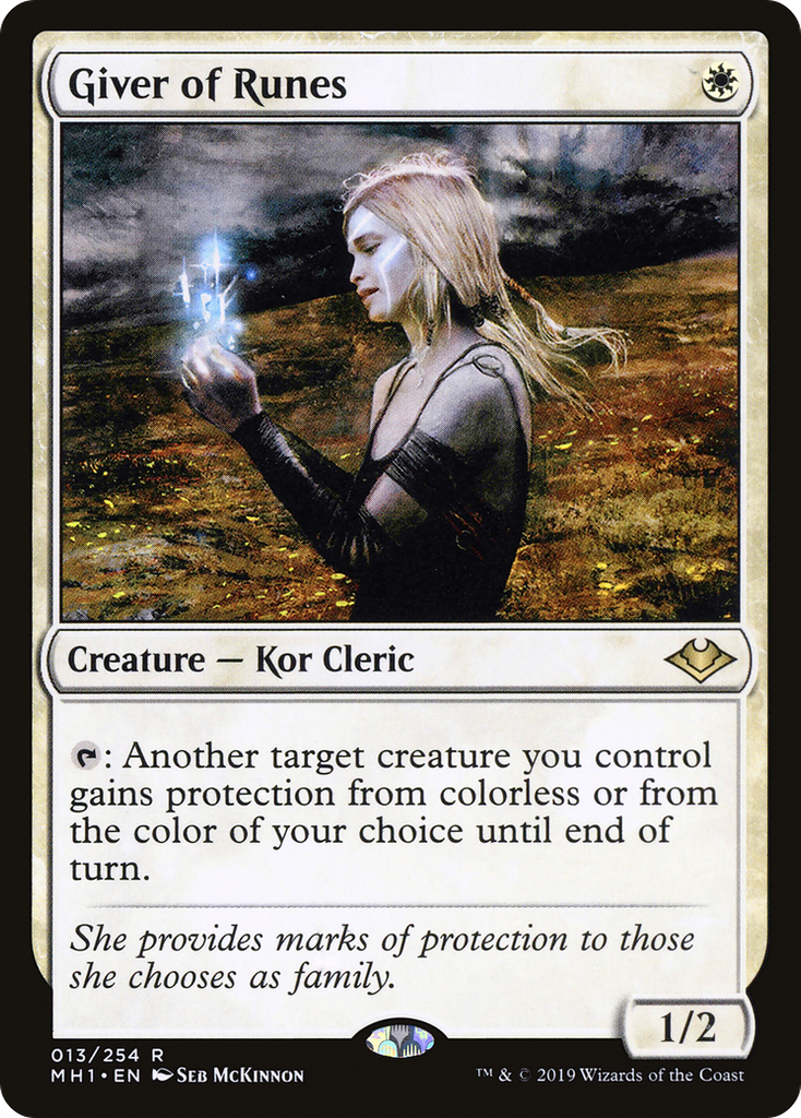 Magic: The Gathering - Giver of Runes Foil - Modern Horizons