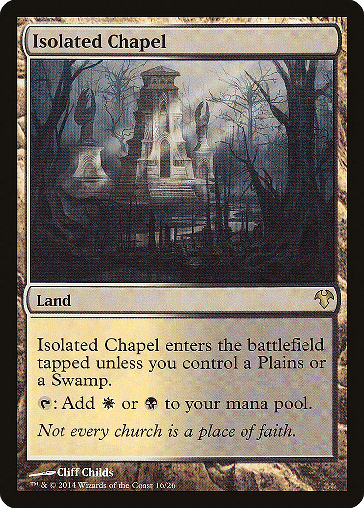 Magic: The Gathering - Isolated Chapel - Modern Event Deck 2014