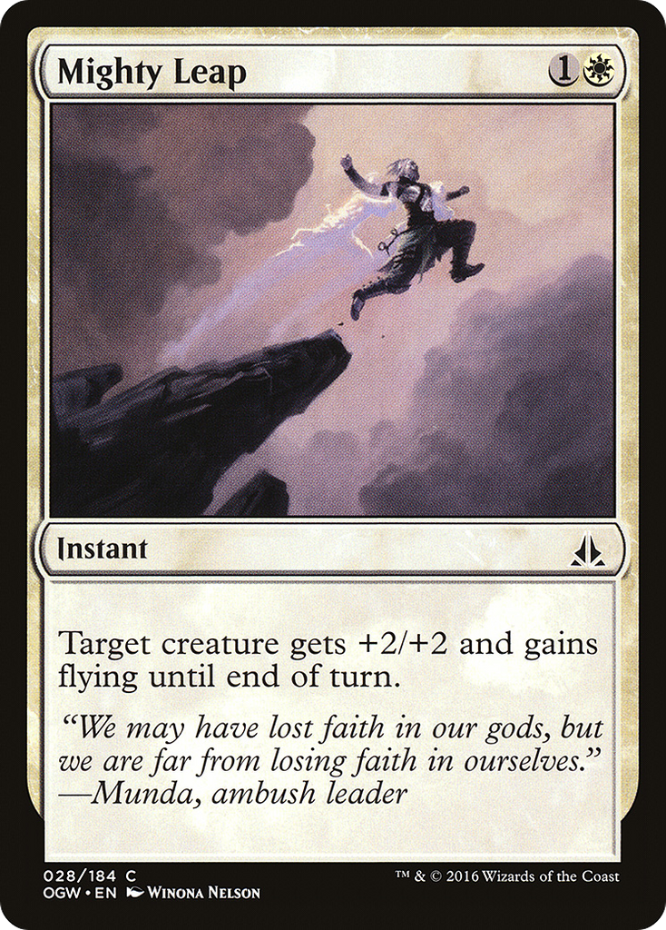 Magic: The Gathering - Mighty Leap - Oath of the Gatewatch