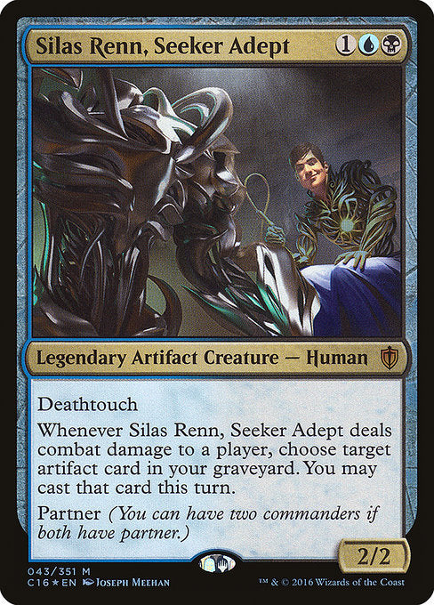 Magic the Gathering - Silas Renn, Seeker Adept Foil - Commander 2016