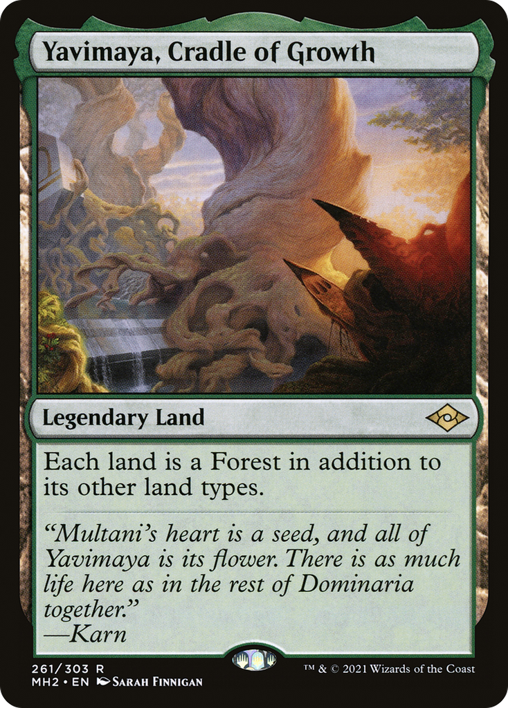 Magic: The Gathering - Yavimaya, Cradle of Growth Foil - Modern Horizons 2