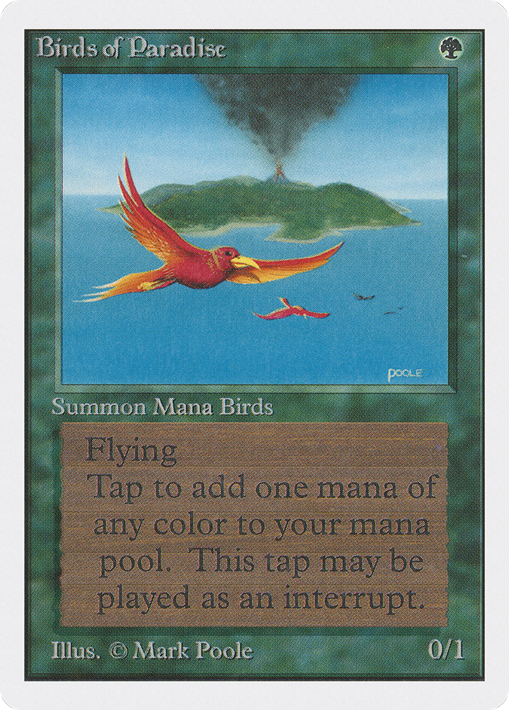 Magic: The Gathering - Birds of Paradise - Unlimited Edition