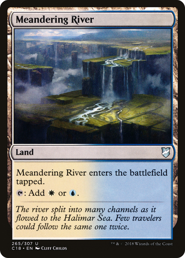 Magic: The Gathering - Meandering River - Commander 2018