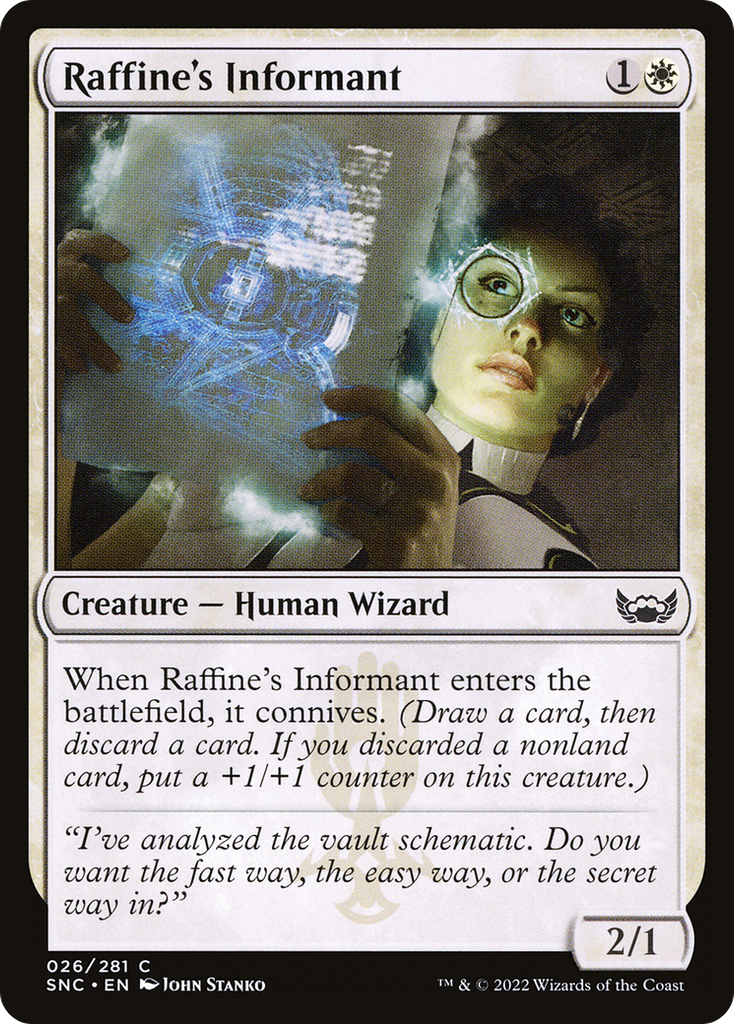 Magic: The Gathering - Raffine's Informant - Streets of New Capenna