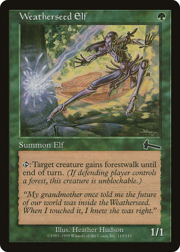 Magic: The Gathering - Weatherseed Elf - Urza's Legacy