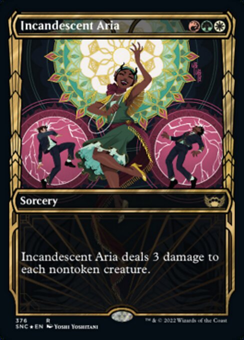 Magic the Gathering - Incandescent Aria Foil - Streets of New Capenna