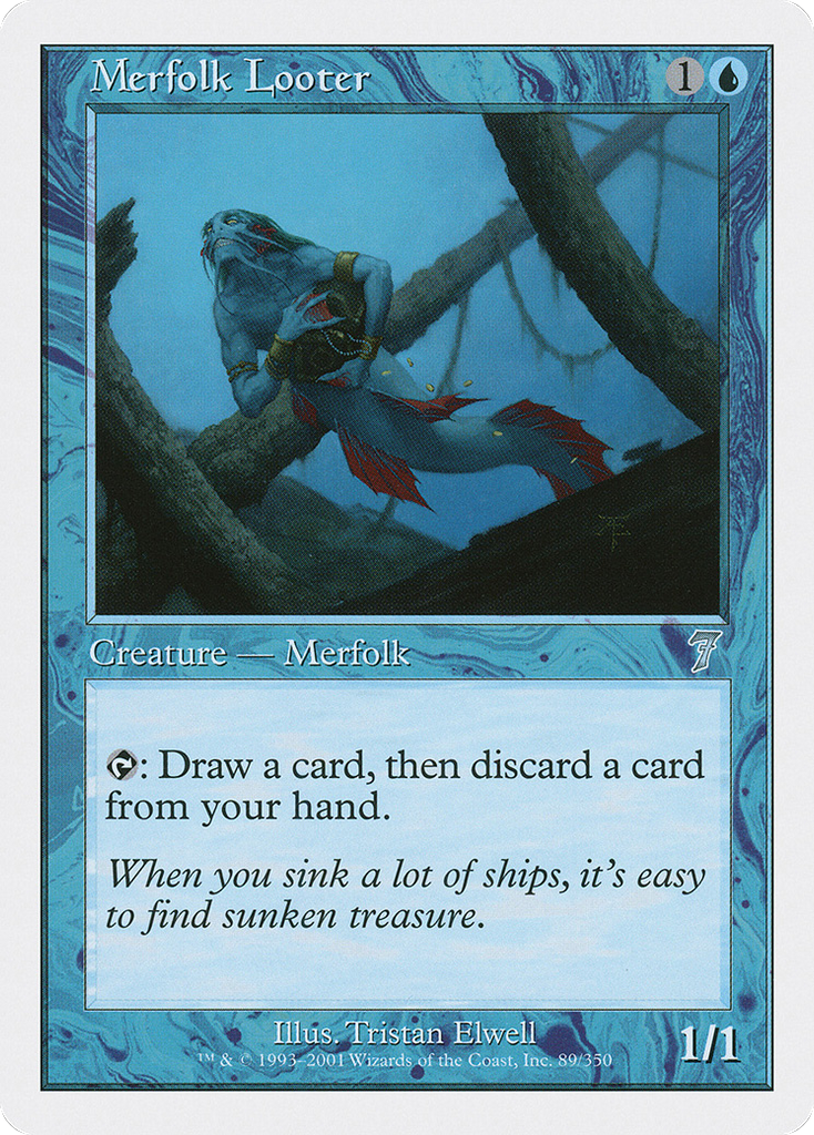 Magic: The Gathering - Merfolk Looter - Seventh Edition