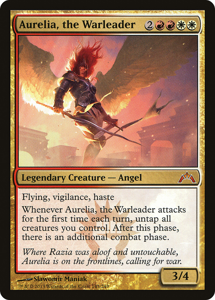 Magic: The Gathering - Aurelia, the Warleader - Gatecrash