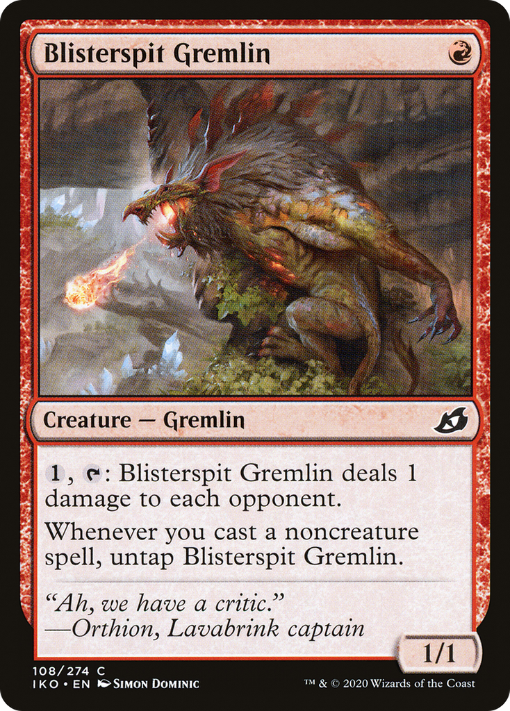 Magic: The Gathering - Blisterspit Gremlin - Ikoria: Lair of Behemoths