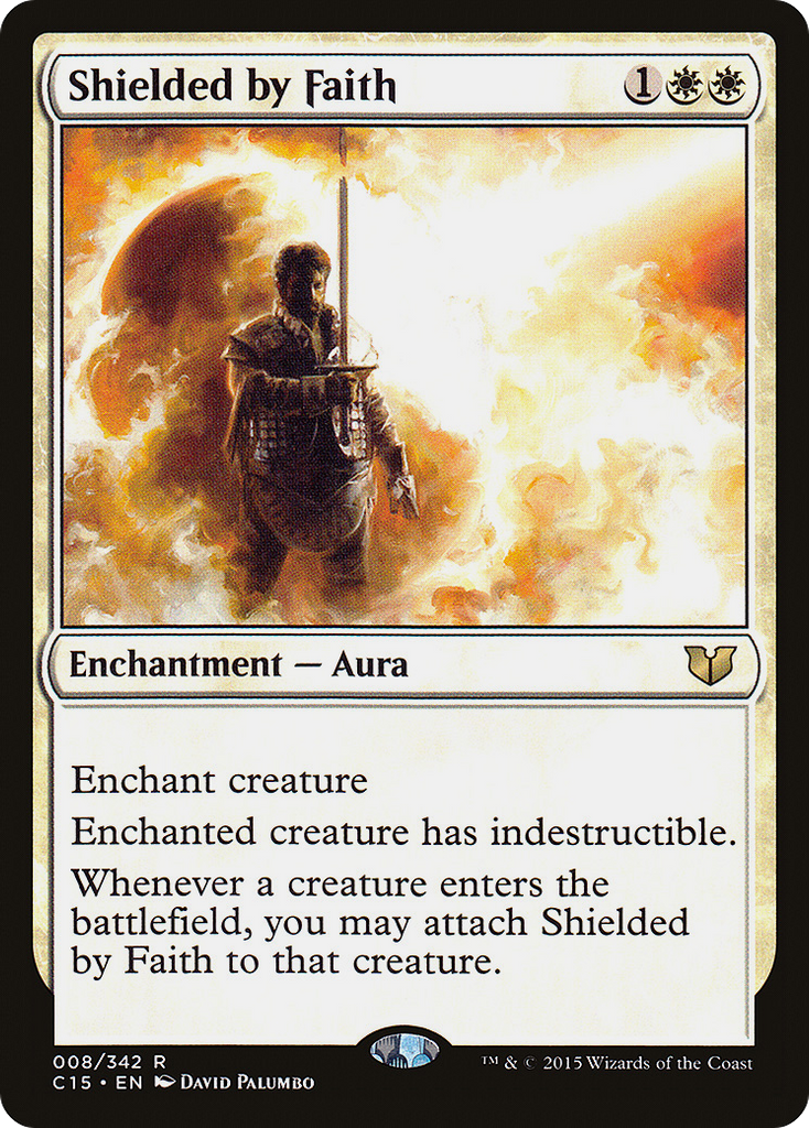 Magic: The Gathering - Shielded by Faith - Commander 2015