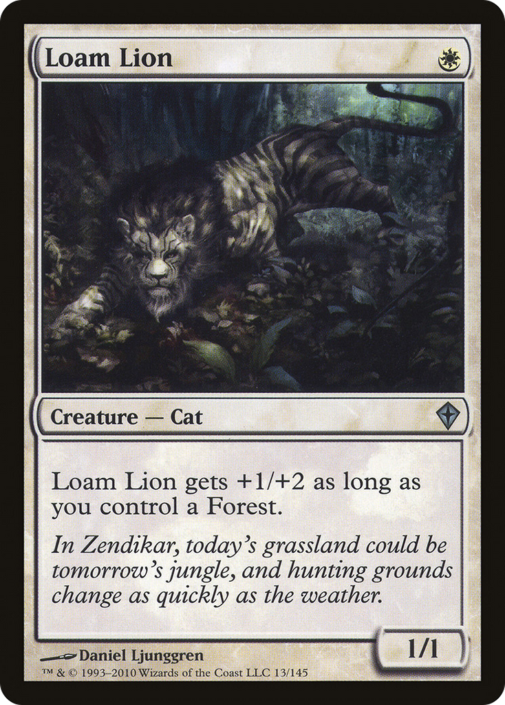 Magic: The Gathering - Loam Lion - Worldwake