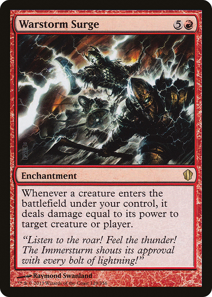 Magic: The Gathering - Warstorm Surge - Commander 2013