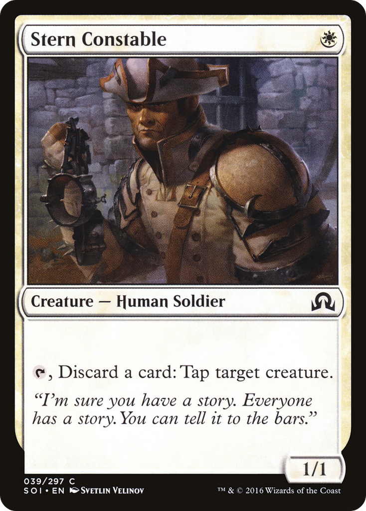 Magic: The Gathering - Stern Constable - Shadows over Innistrad