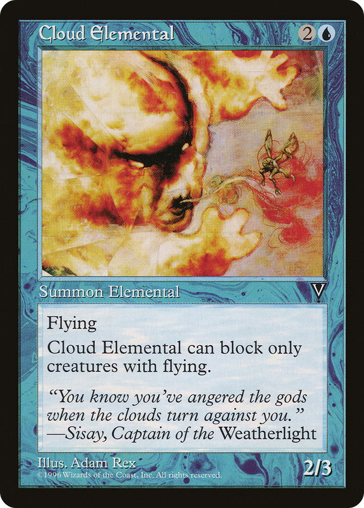 Magic: The Gathering - Cloud Elemental - Visions