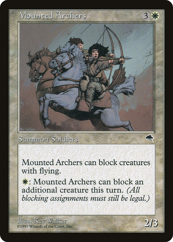 Magic: The Gathering - Mounted Archers - Tempest