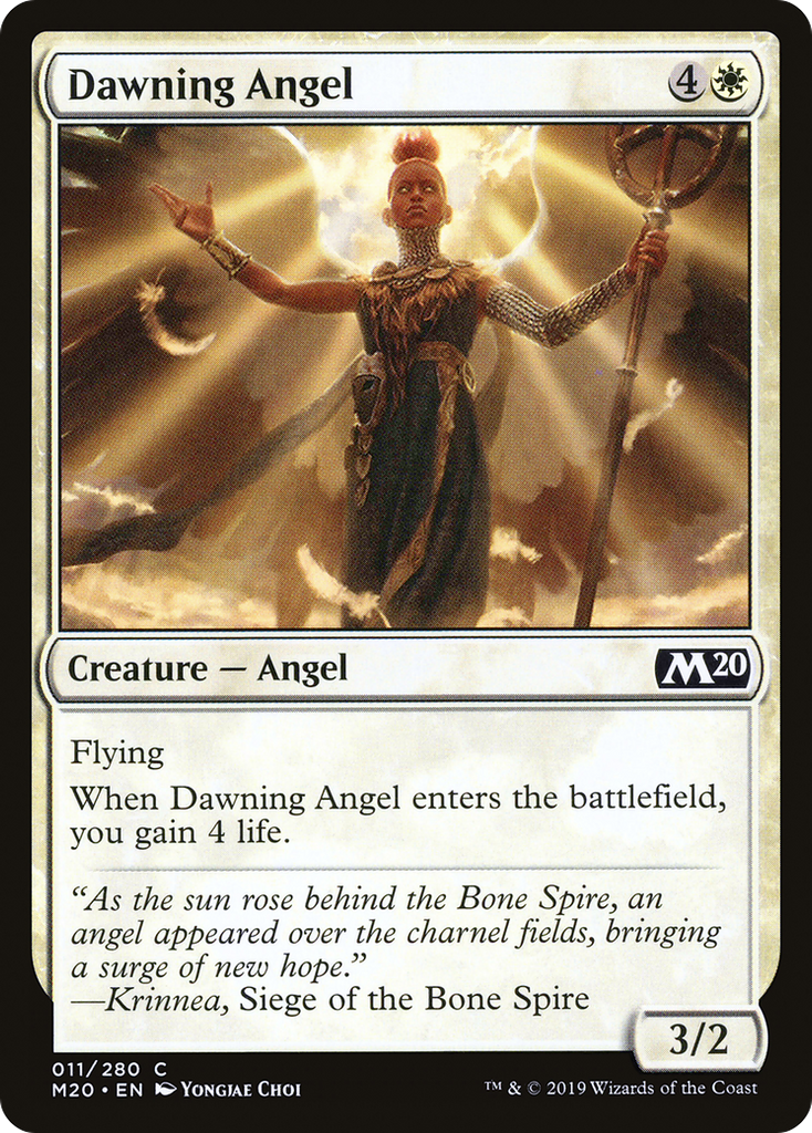 Magic: The Gathering - Dawning Angel - Core Set 2020