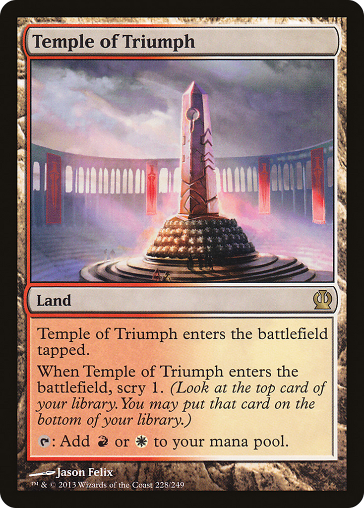 Magic: The Gathering - Temple of Triumph - Theros