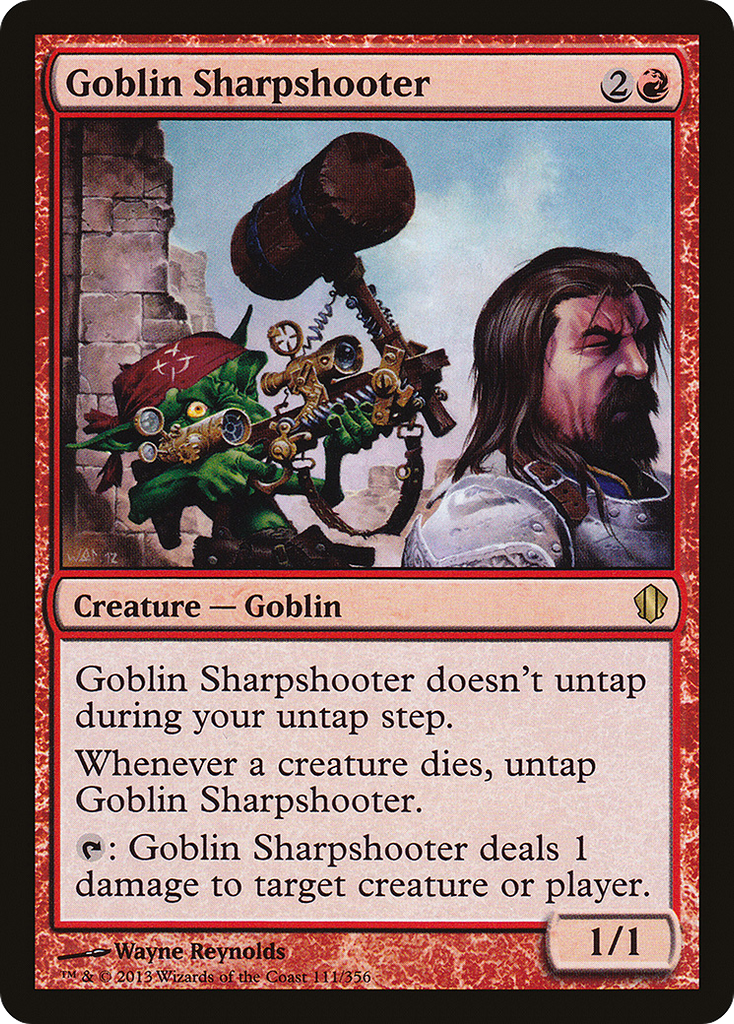Magic: The Gathering - Goblin Sharpshooter - Commander 2013