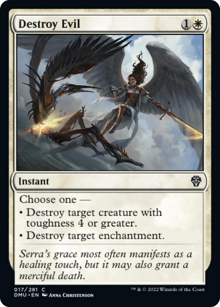 Magic: The Gathering - Destroy Evil Foil - Dominaria United