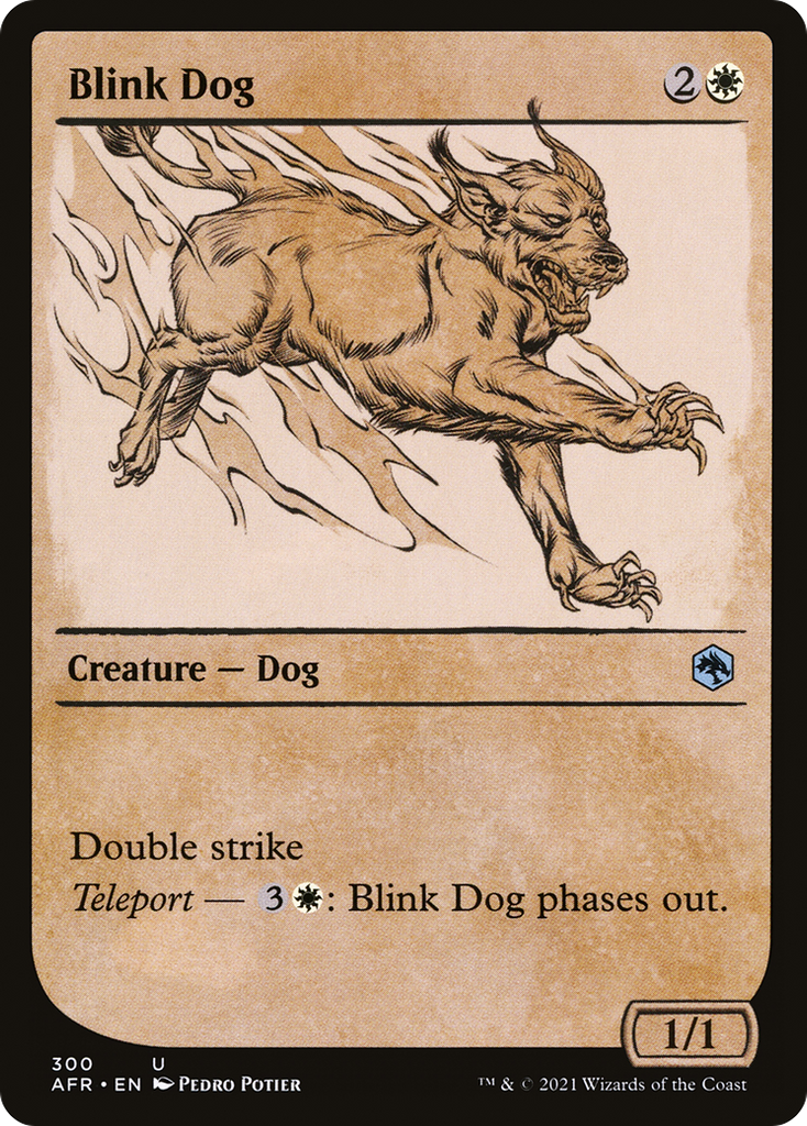 Magic: The Gathering - Blink Dog Foil - Adventures in the Forgotten Realms