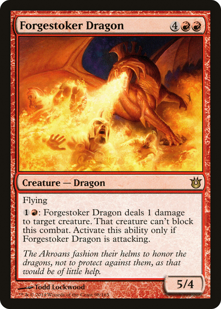 Magic: The Gathering - Forgestoker Dragon - Born of the Gods