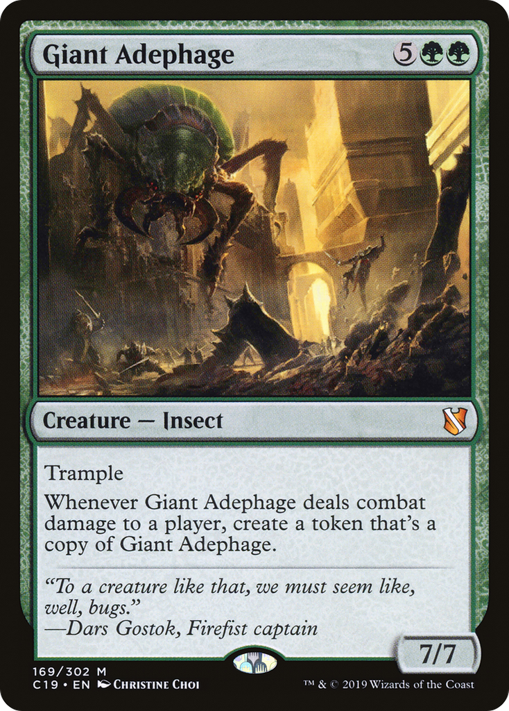 Magic: The Gathering - Giant Adephage - Commander 2019