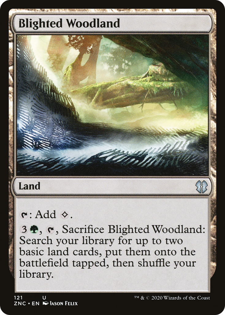 Magic: The Gathering - Blighted Woodland - Zendikar Rising Commander
