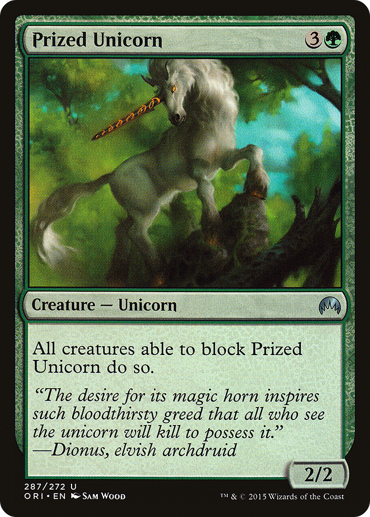 Magic: The Gathering - Prized Unicorn - Magic Origins