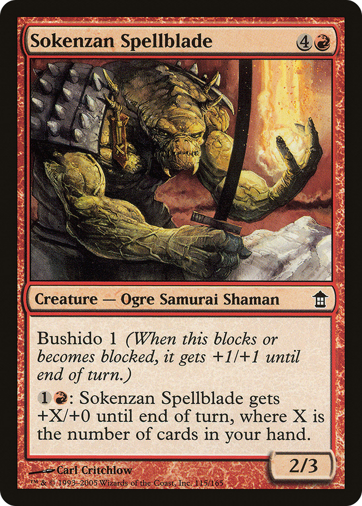 Magic: The Gathering - Sokenzan Spellblade - Saviors of Kamigawa