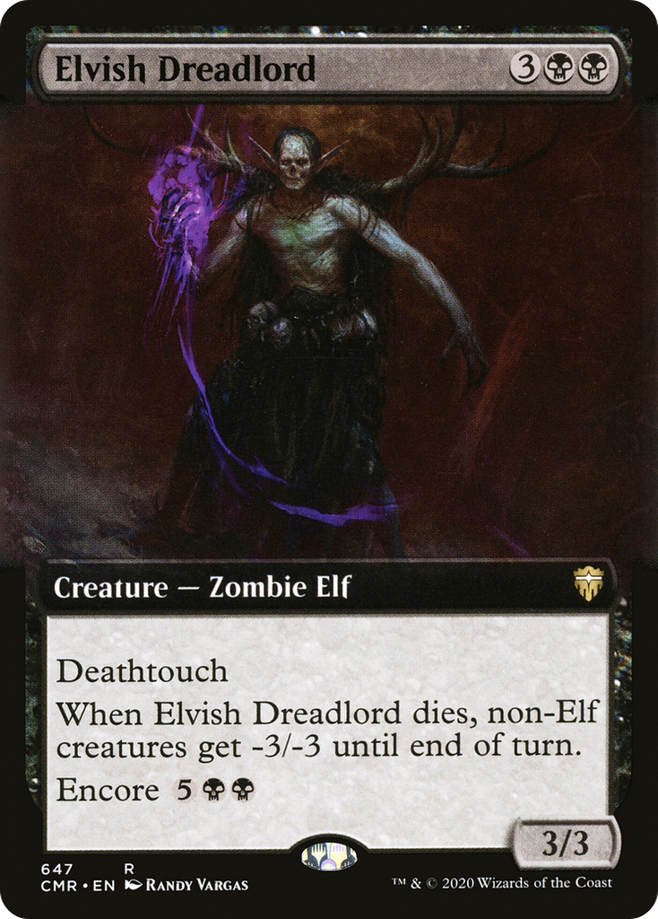 Magic: The Gathering - Elvish Dreadlord Foil - Commander Legends