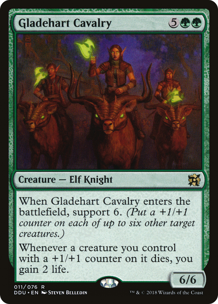 Magic: The Gathering - Gladehart Cavalry - Duel Decks: Elves vs. Inventors