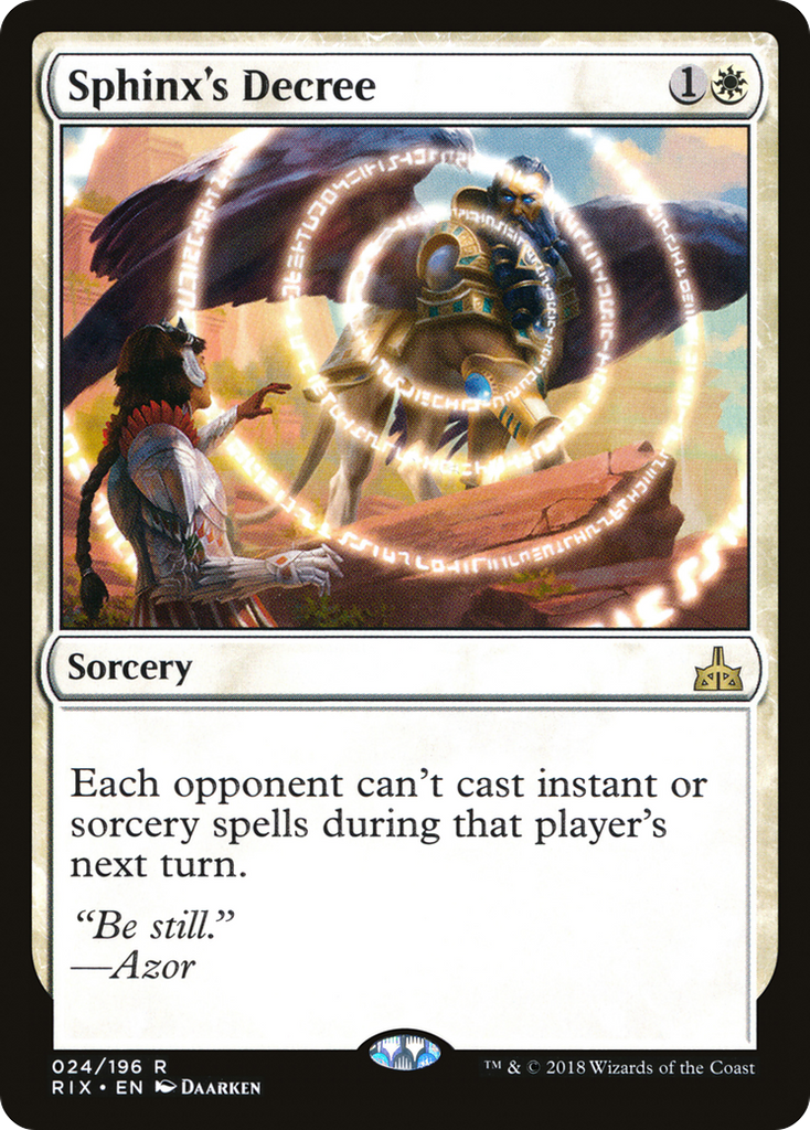 Magic: The Gathering - Sphinx's Decree - Rivals of Ixalan