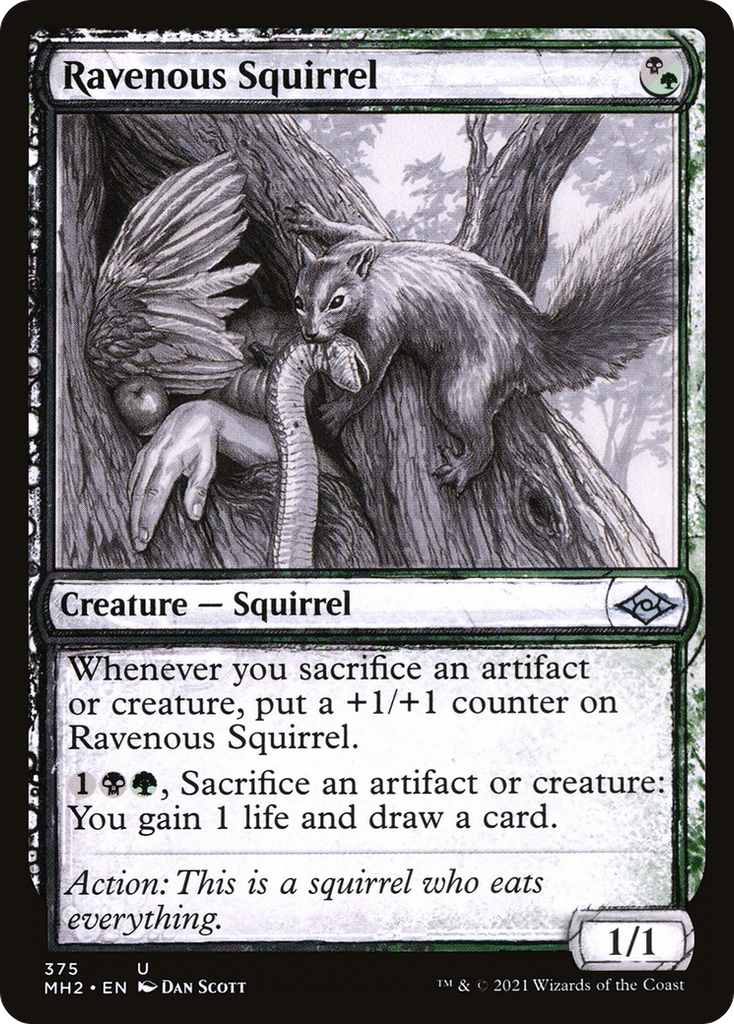 Magic: The Gathering - Ravenous Squirrel - Modern Horizons 2