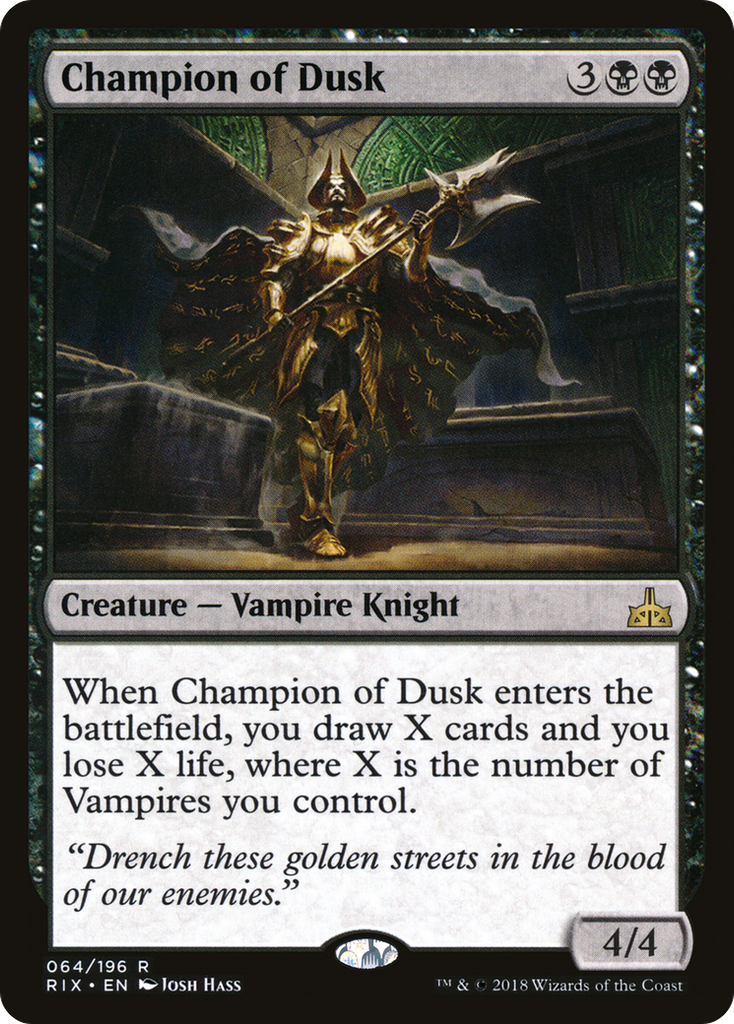 Magic: The Gathering - Champion of Dusk - Rivals of Ixalan