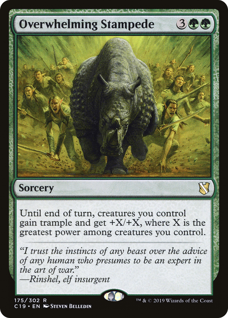 Magic: The Gathering - Overwhelming Stampede - Commander 2019