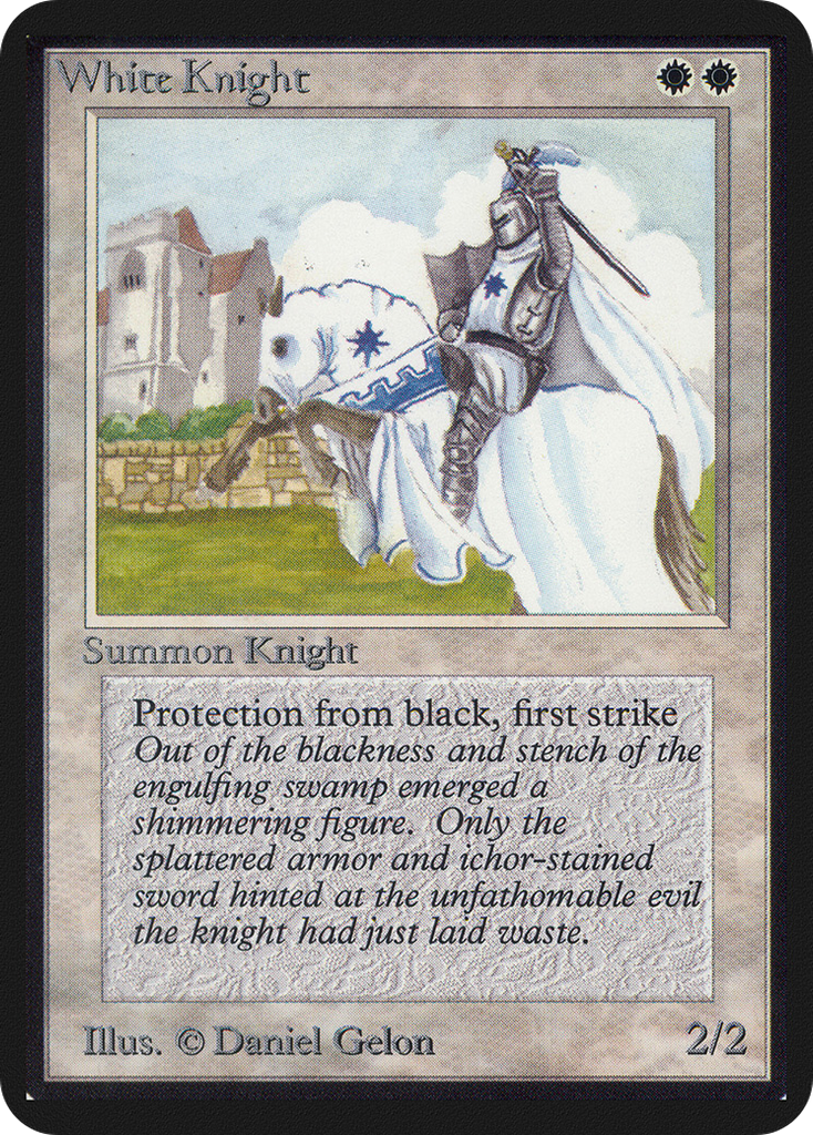 Magic: The Gathering - White Knight - Limited Edition Alpha