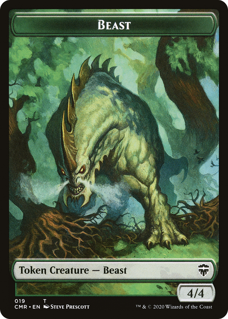 Magic: The Gathering - Beast Token - Commander Legends Tokens