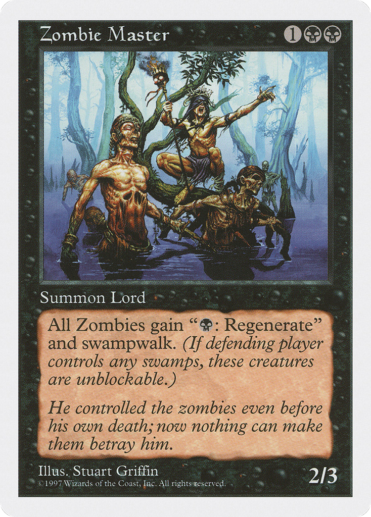 Magic: The Gathering - Zombie Master - Fifth Edition